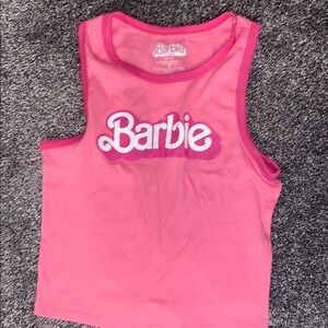 Barbie Pink Tank Top with Logo